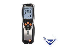 دماسنج سه کاناله testo 735-1