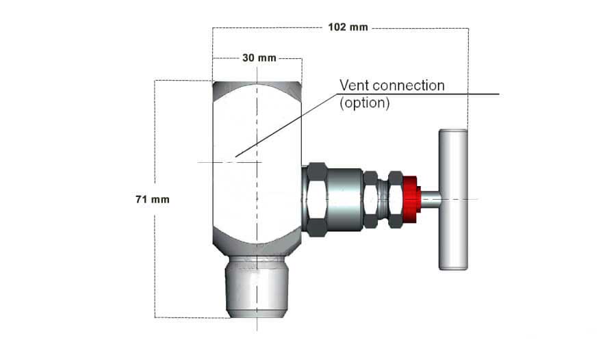 اجزای شیر سوزنی InstruMate Needle Valve مدل IV10 Single Block