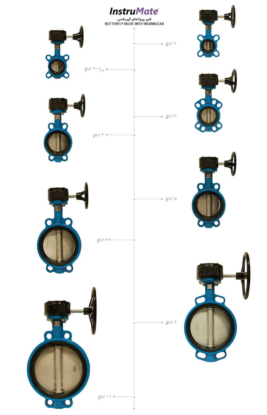 شیر پروانه‌ ای گیربکسی InstruMate