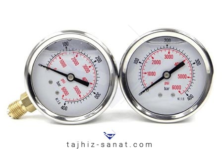 خرید گیج فشار روغنی