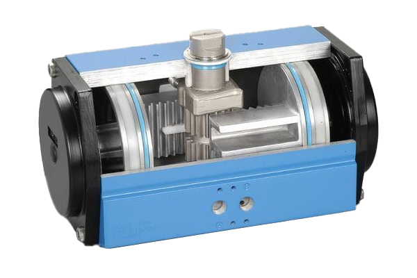 اکچویتور پنوماتیک رک پینیون (rack and pinion actuator)
